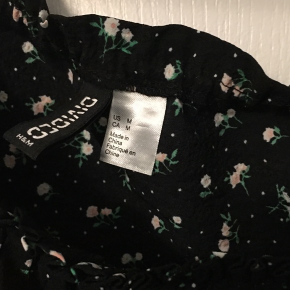 Crop floral top - Picture 2 of 3